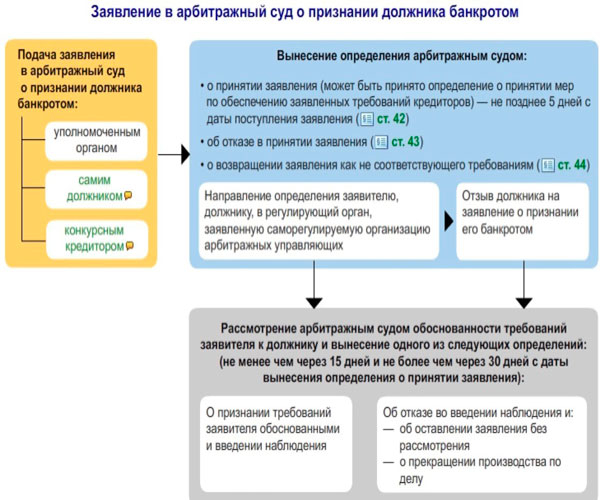 Заявление кредитора о признании должника банкротом образец